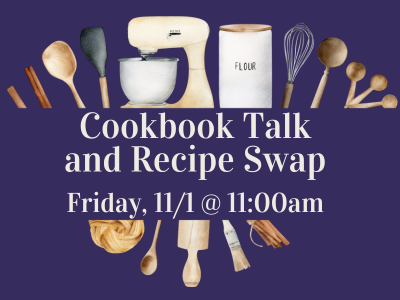 Cookbook Talk and Recipe Swap