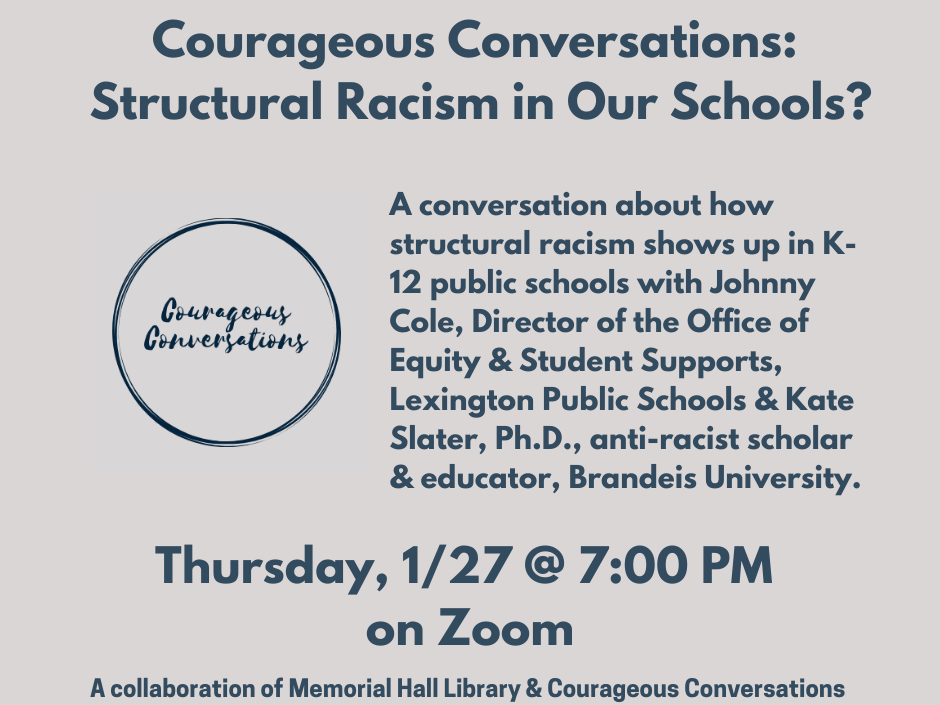 courageous conversations: structural racism in our schools?