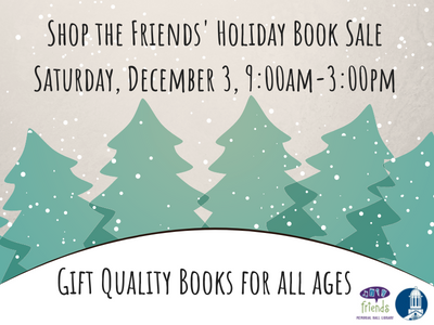 holiday book sale december 3