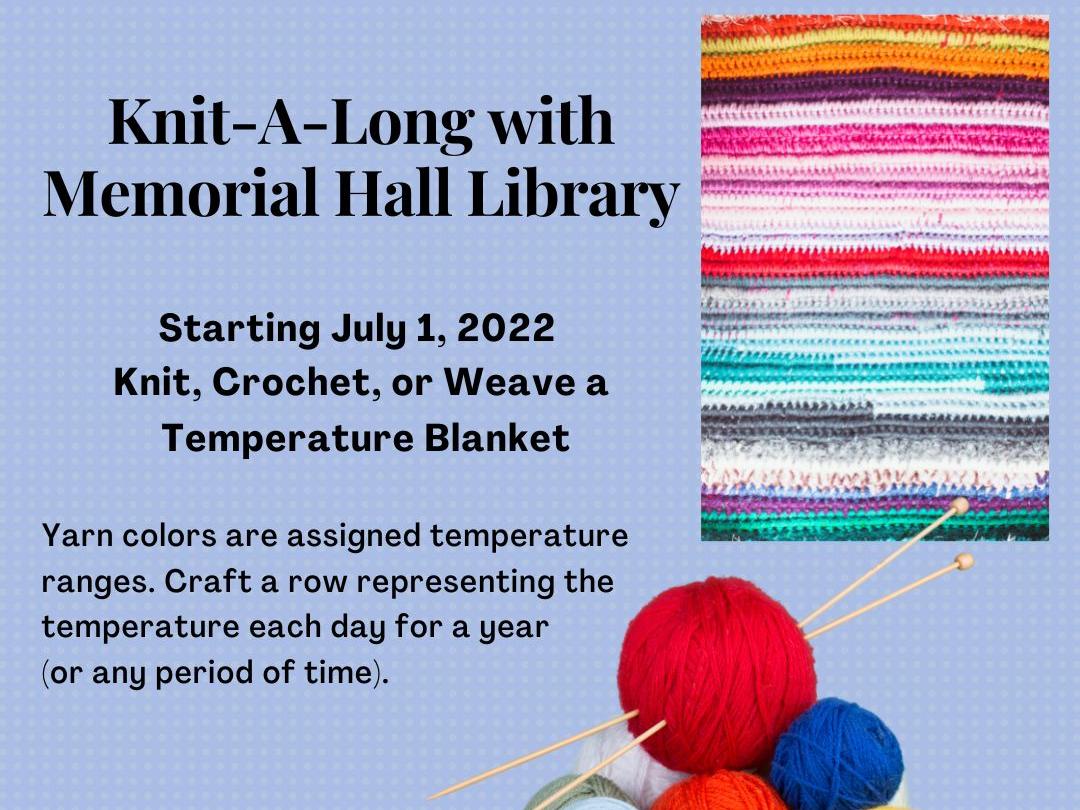 Knit-A-Long with Memorial Hall Library