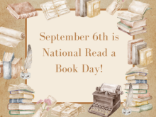 September 6th is National Read a Book Day!