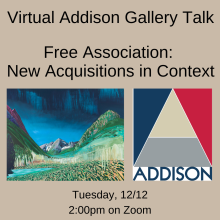 Addison Gallery Talk