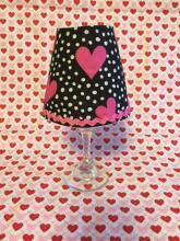 Valentine wine glass lamp