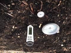thermometers in soil