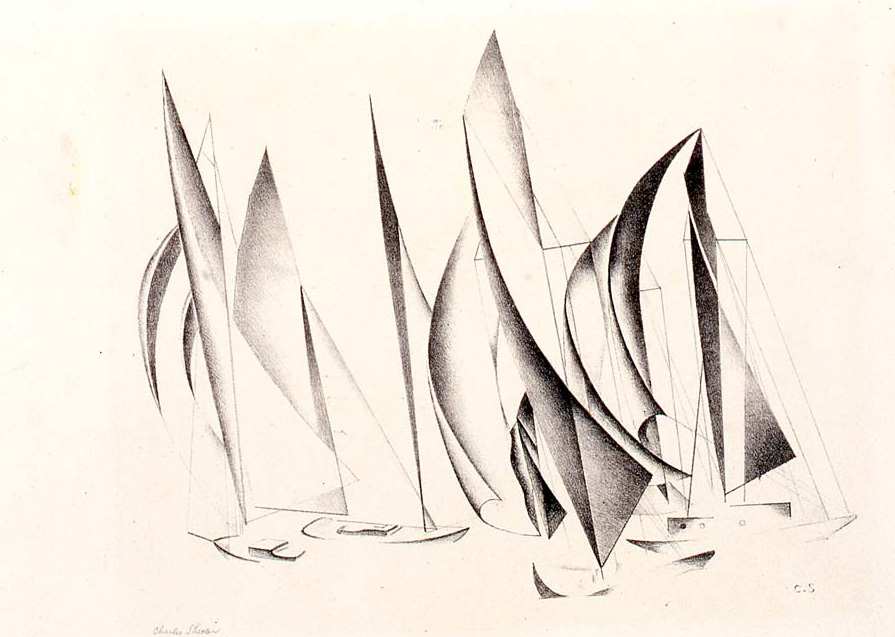 Charles Sheeler, Yachts, 1924