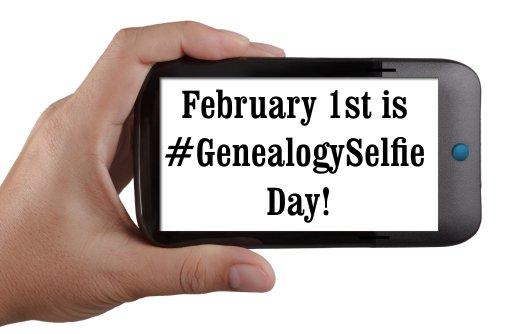 #GenealogySelfie Day February 1, 2016