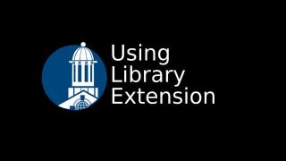 Using Library Extension