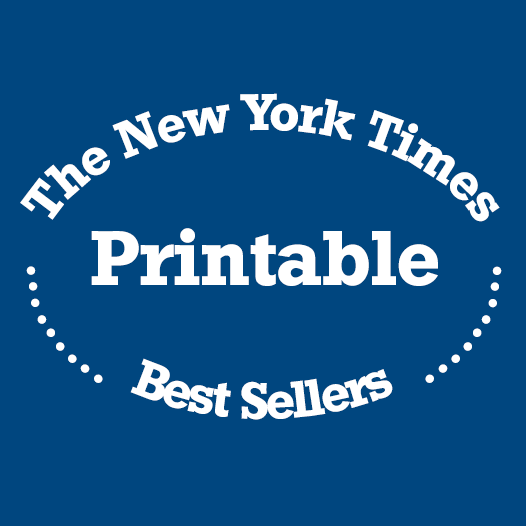 Print this week's New York Times Best Sellers Lists